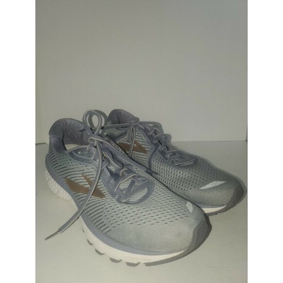 BROOKS WOMEN'S ADRENALINE GTS 20 GREY/PALE PEACH/W - Picture 3 of 6